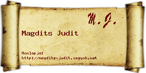Magdits Judit névjegykártya