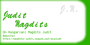 judit magdits business card